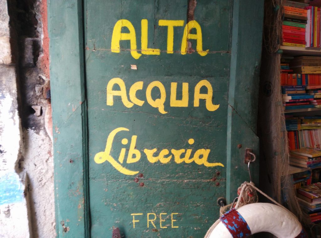 Alta Acqua Libreria Welcome